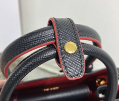 Bolsa Prada Double Mini Preta Italiana na internet