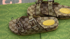 Flat Gucci GG Bege e Marrom Italiana