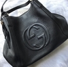Bolsa Gucci GG Soho Shoulder Preta Italiana