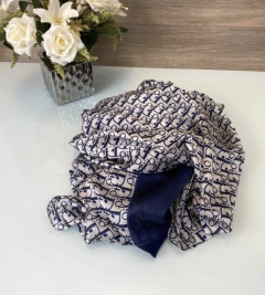 Lenço Dior Azul Italiana na internet