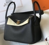 Bolsa Hermès Lindy Preta Italiana