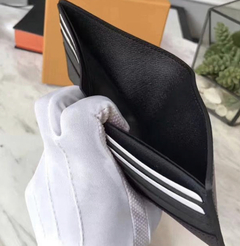 Carteira Louis Vuitton Supreme Preta Italiana - Romaly Grifes Bolsas