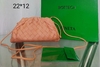 Bolsa Bottega Veneta Mini Pouch Intrecciato Rose Italiana