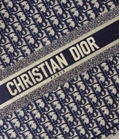 Bolsa Dior Book Tote Oblique Azul Italiana - comprar online