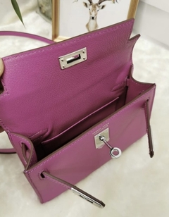 Bolsa Hermes Kelly Mini 20 Rosa Pink Italiana - comprar online