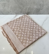 Echarpe Xale Louis Vuitton Bege Bicolor Italiana