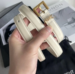 Cinto YSL Fino Off White Italiana - comprar online