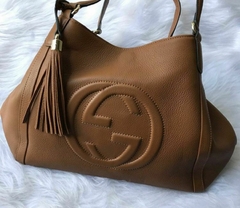 Bolsa Gucci GG Soho Shoulder Caramelo Italiana - comprar online
