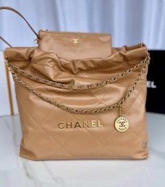 Bolsa Chanel 22 Caramelo Média Italiana