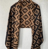 Echarpe Fendi Dupla Face Duplo F Italiana