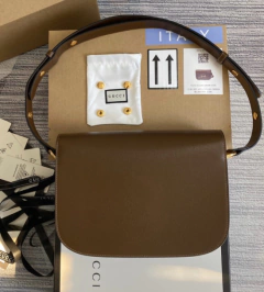 Bolsa Gucci 1955 Horsebit Pequena Transversal Caramelo Italiana - comprar online