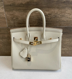 Bolsa Hermès Birkin 25 Off-White Italiana