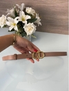 Cinto Dior CD Fino Nude Italiana