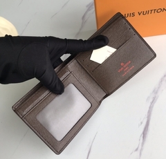 Carteira Louis Vuitton Multiple Masculina Damier Ebene Italiana na internet