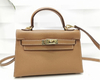 Bolsa Hermes Kelly Mini 20 Caramelo Italiana