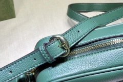 Bolsa Gucci Soho Disco Verde Italiana na internet