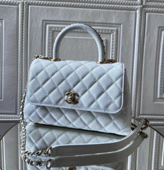 Bolsa Chanel Branca Média Italiana