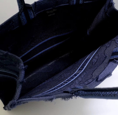 Bolsa Dior Book Tote Azul Camuflada Italiana - loja online