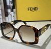 Óculos de Sol Fendi O'Lock Marrom Italiana