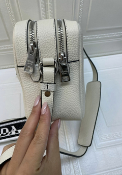 Bolsa Prada com Alça de Ombro Off-White Italiana na internet