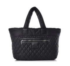 Bolsa Chanel Cocoon Nylon Preta Italiana