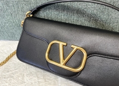 Bolsa VLTN Locò Shoulder Preta Italiana na internet
