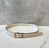 Cinto YSL Off White Italiana