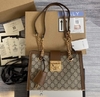 Bolsa Gucci Padlock Shoulder Pequena Marrom Italiana