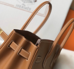 Bolsa Hermes Birkin 25 Caramelo Italiana - comprar online