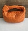 Bolsa Mini Jodie Bottega Veneta Laranja Italiana