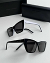 Óculos YSL Preto e Branco Italiana