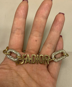 Pulseira J'ADior Elo com Brilho Italiana - comprar online