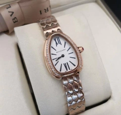 Relógio Bulgari Serpenti Seduttoti Rosé com Brilho Italiana