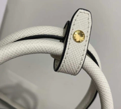 Bolsa Prada Double Mini Branca Italiana - Romaly Grifes