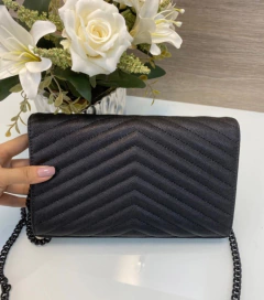 Bolsa YSL Envelope All Black Italiana - Romaly Grifes