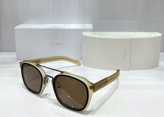 Óculos Escuro Pra.da Eyewear Bege Italiana