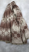 Echarpe Gucci Marrom Italiana