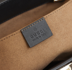 Imagem do Bolsa Gucci Padlock Shoulder Pequena Preta Italiana