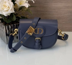 Bolsa Dior Bobby Pequena Azul Italiana