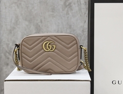 Bolsa Gucci Marmont Mini Nude Italiana