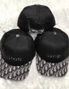 Boné Dior Preto com Viseira Bordada Italiana