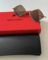 Óculos Ysl Marrom com Dourado Italiana