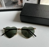 Óculos YSL Coração Verde com Dourado Italiana