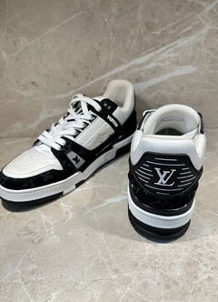Tênis Louis Vuitton Preto E Branco Masculino Italiana - comprar online