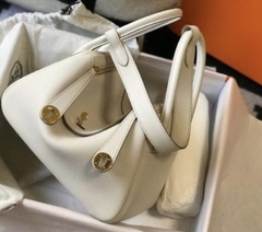 Bolsa Hermès Lindy Off White Italiana - Romaly Grifes Bolsas