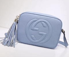 Bolsa Gucci Soho Disco Azul Claro Italiana