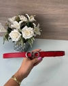Cinto Ferragamo Feminino Vermelho Italiana