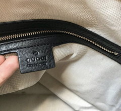 Bolsa Gucci GG Soho Shoulder Preta Italiana - Romaly Grifes Bolsas