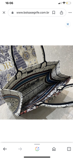 Bolsa Tote Dior Book Constellation Iatte Multicolorido Italiana na internet