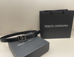 Cinto D&G Feminino All Black Italiana